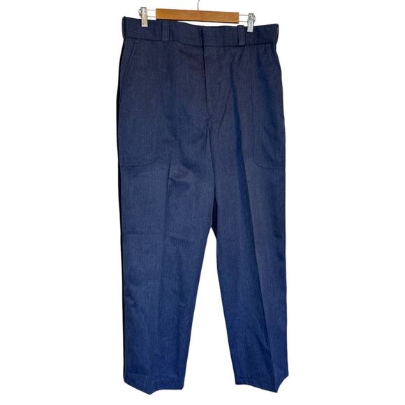 NWT Flying Cross Pants Men 36‎ Blue Uniform Police Sheriff EMS Fire Fighter Work - Picture 1 of 8